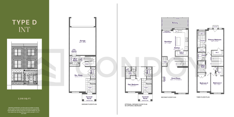 Kingshaven Homes Type D Int Floorplan