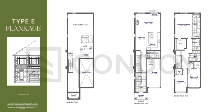 Kingshaven Homes Type E Cor Floorplan