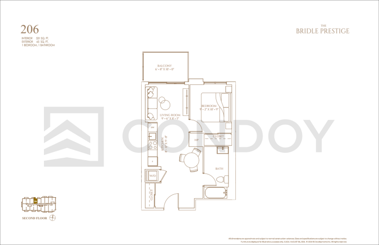 The Bridle Path 206 Floor Plan