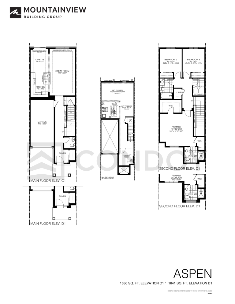 Aspen Spears Gardens | Aspen | 1636 SQF | 3B