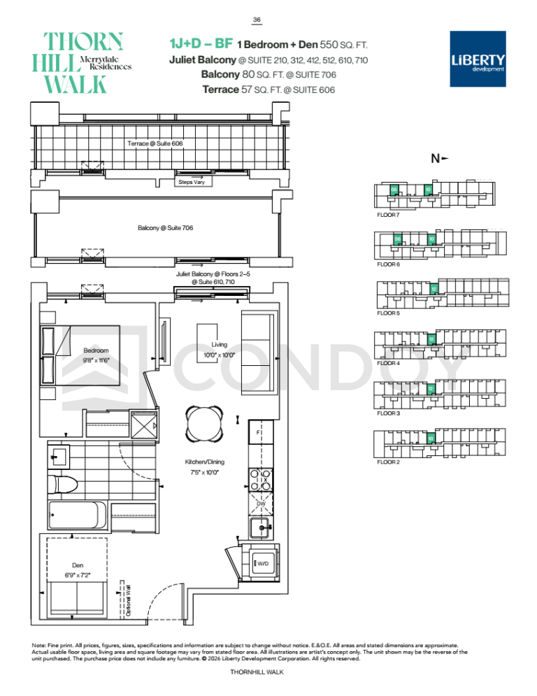 Merrydale Residences 1J+D (BF) floorplan