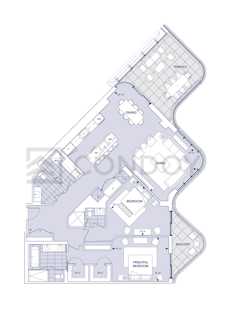 Aqualuna-Condos-Model-Suite 722-floorplan