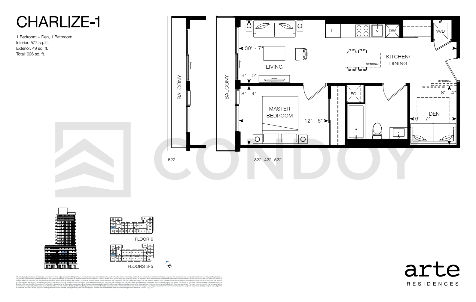 Arte Residences Charlize Floor Plan