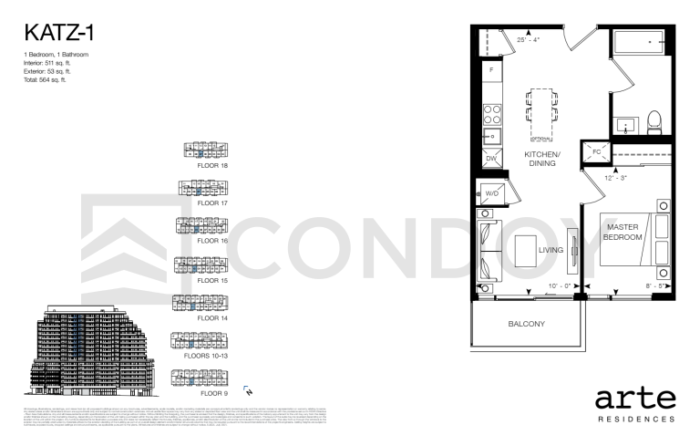 Arte Residences Katz Floor Plan
