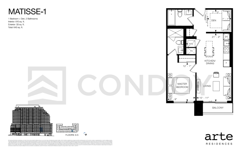 Arte Residences Matisse Floor Plan