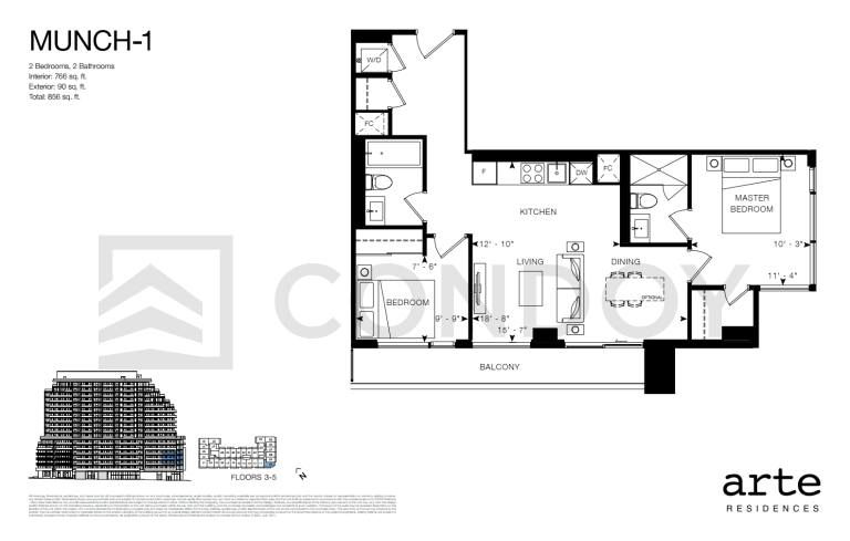Arte Residences Munch Floor Plan