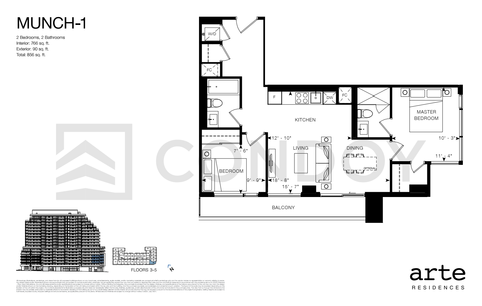 Arte Residences Munch Floor Plan