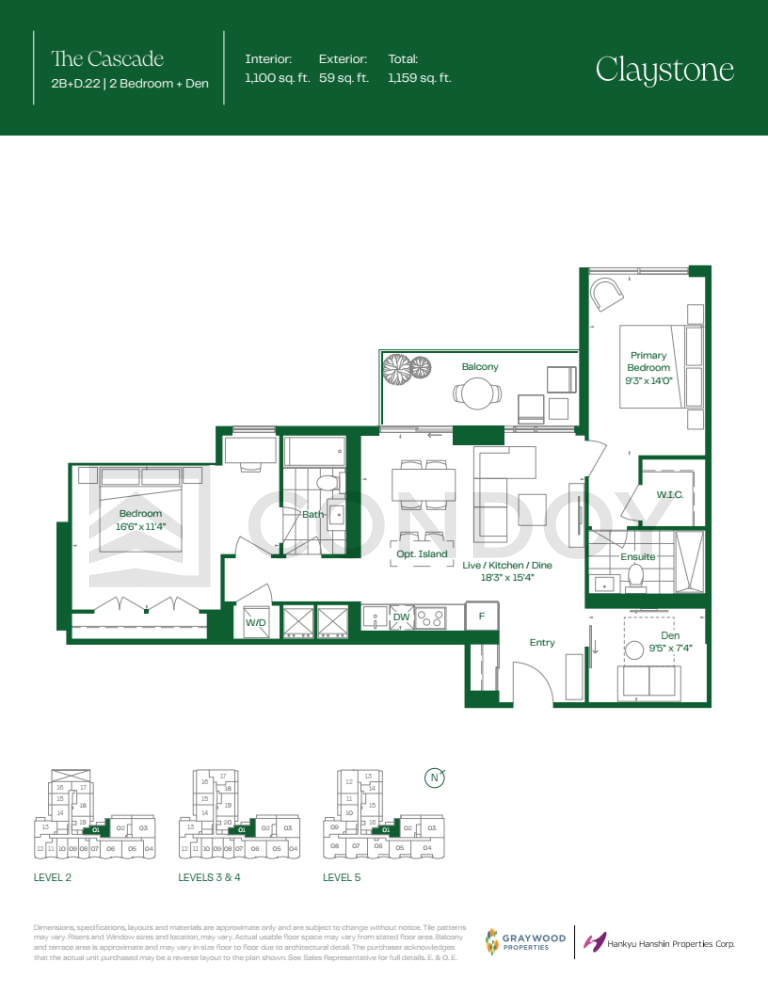 Claystone-Condos-The Cascade-Floorplan