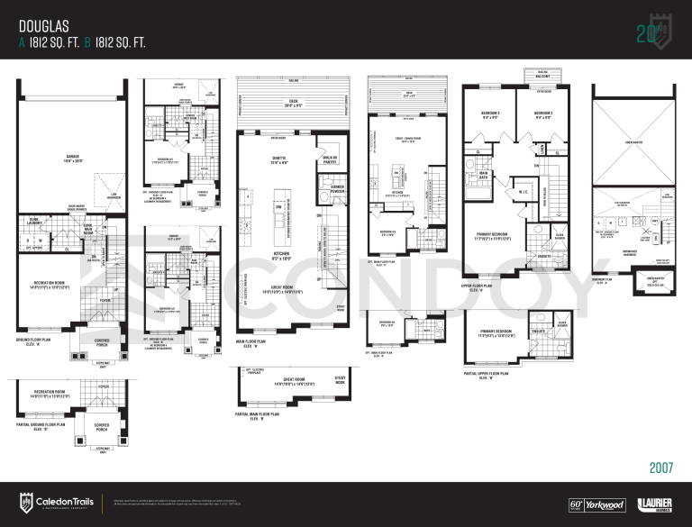 Windrose at Caledon Trails douglas Floor Plan